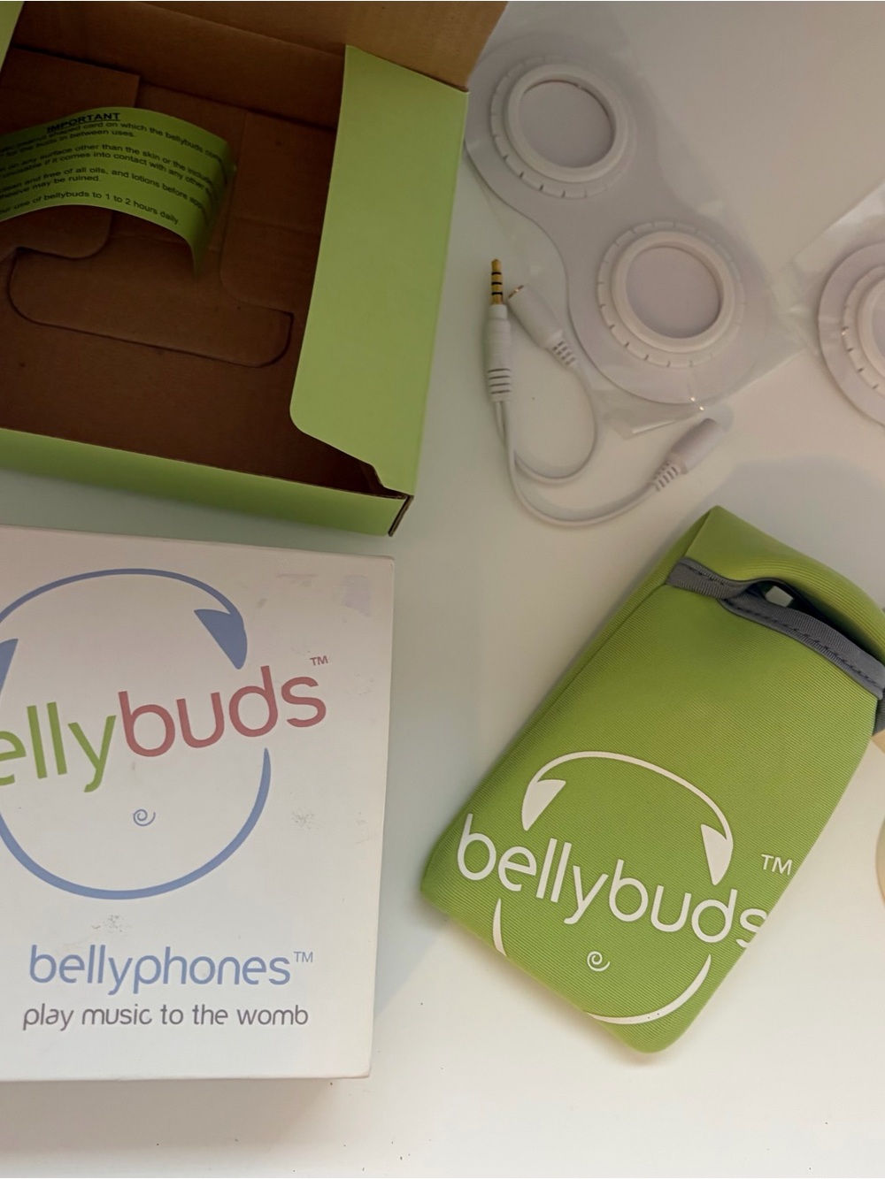 Bellybuds Bellyphones Pregnancy Baby Shower Gift Musical Prenatal Headphones